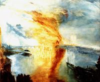 Oil painting based on a Turner painting